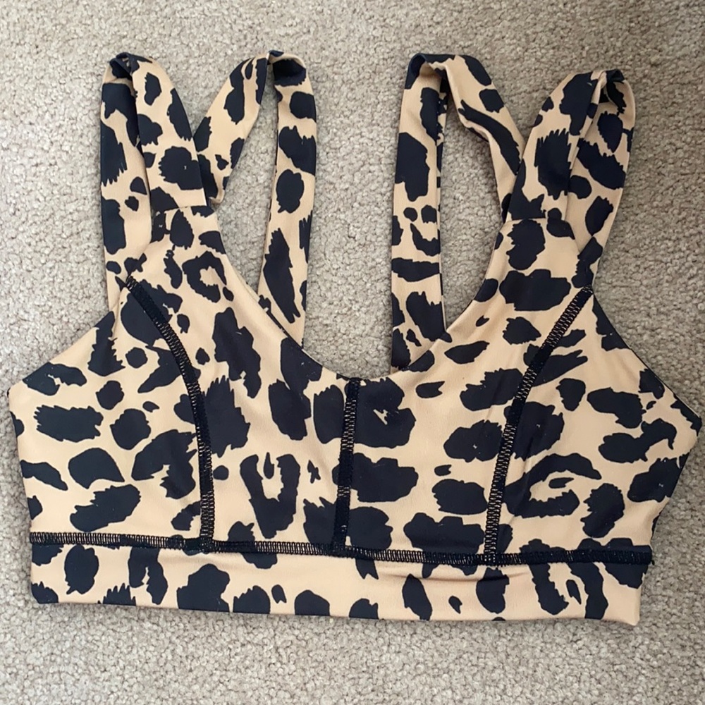 COPY - Cheetah print sports bra